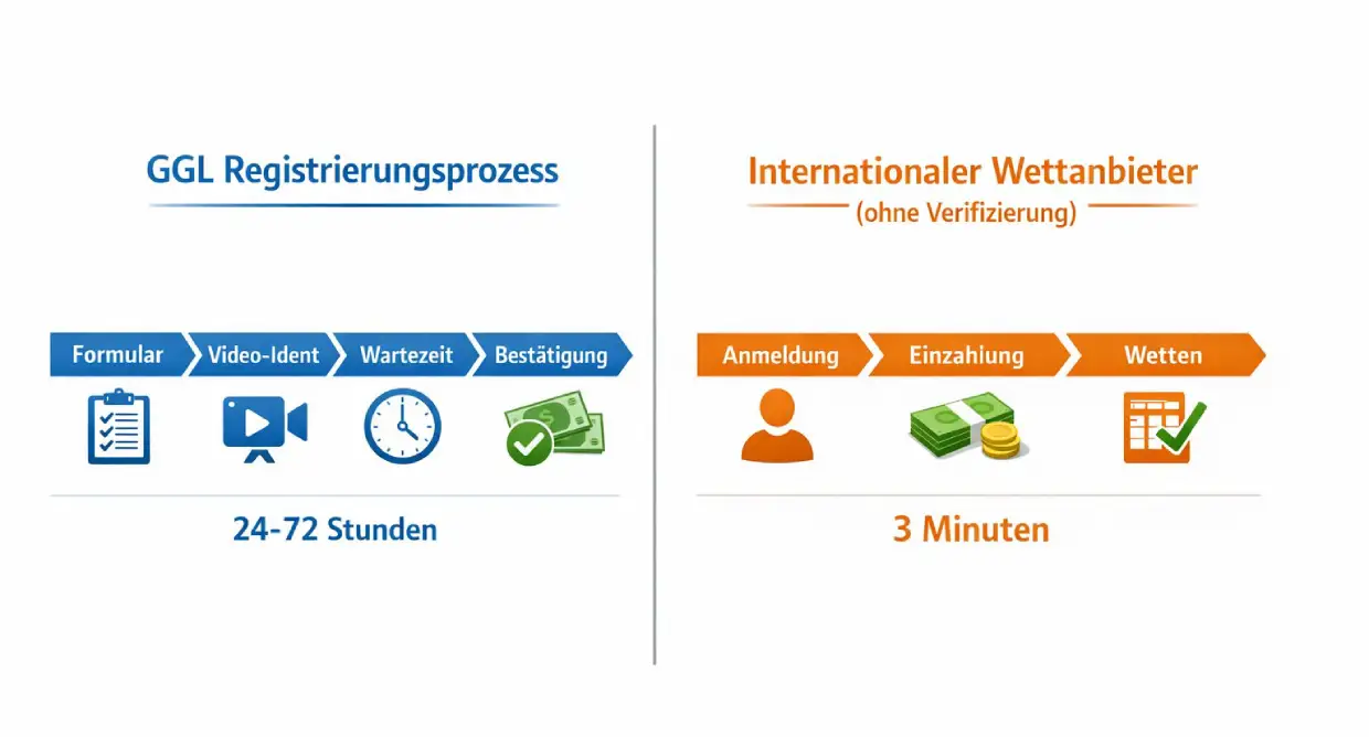 Wettanbieter ohne Verifizierung schnelle Registrierung im Vergleich